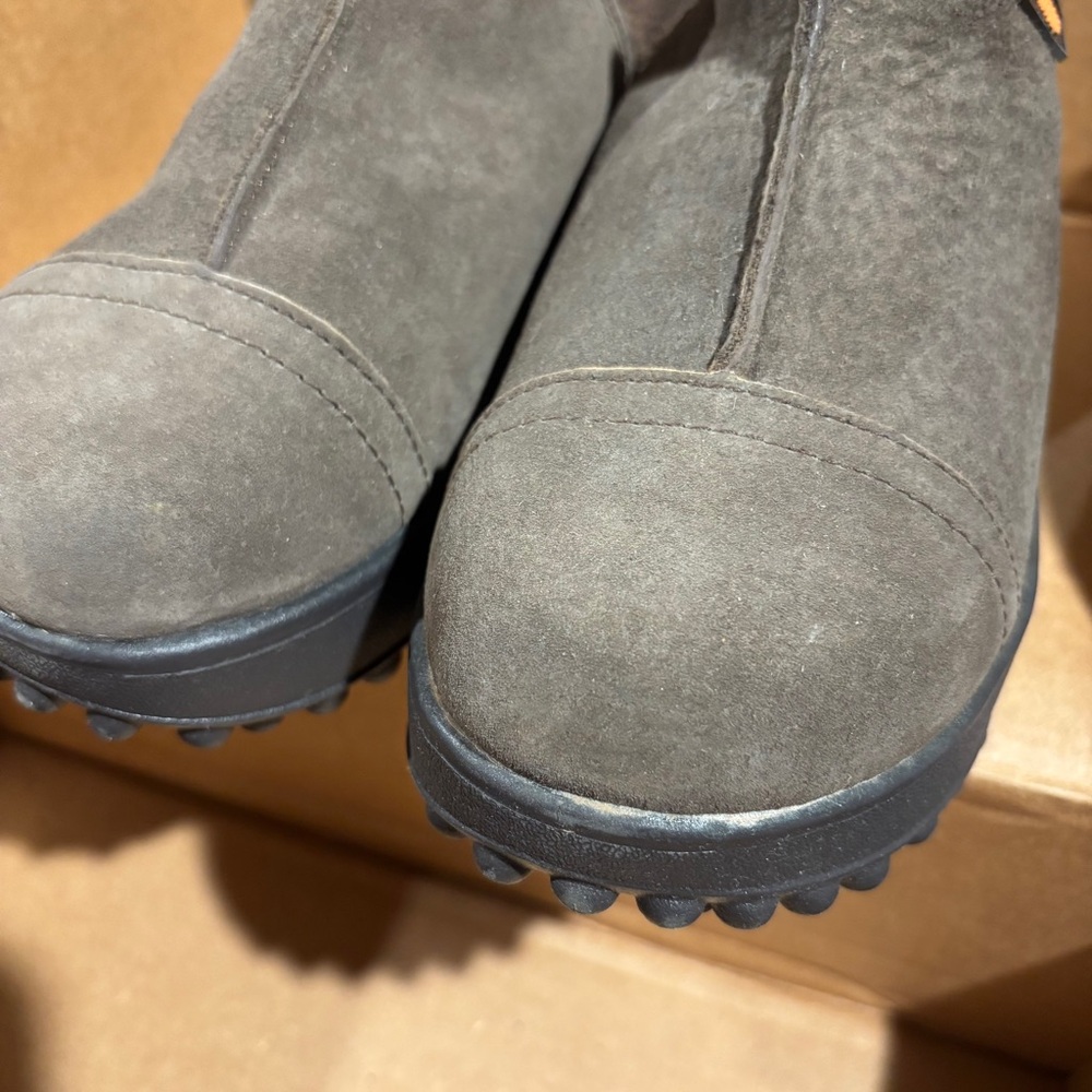 🆕 Rocket Dog ‘Fran’ Brown Nubuck W/ Faux Shearling Clogs 8.5 - Picture 12 of 14
